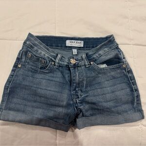 Wax Jean Classic Blue Denim Shorts